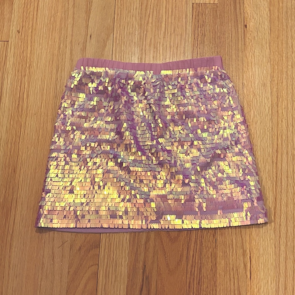 J .Crew KIDS Sequin pull on skirt in size 12